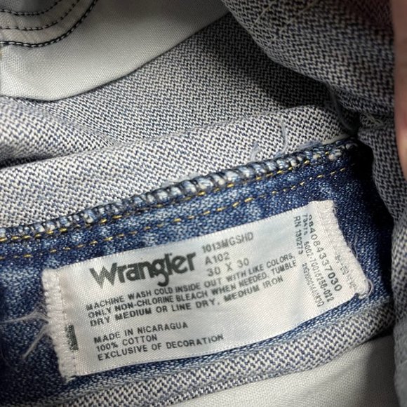 Wranglers Size 30X30 Medium Wash George Strait Collection Straight Leg Jeans - Picture 5 of 9
